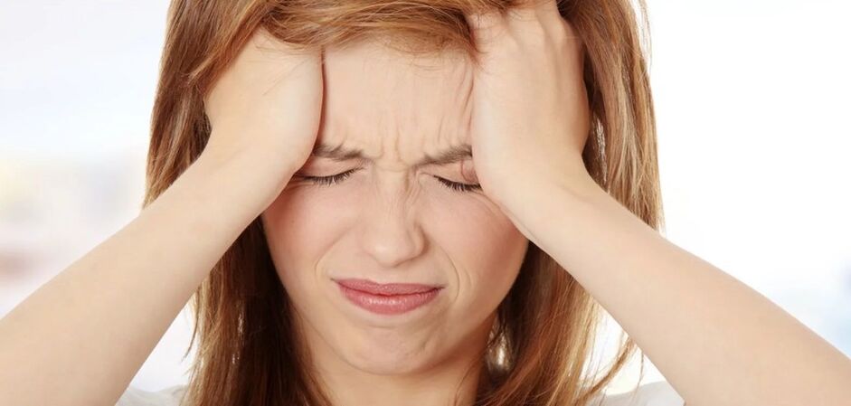 Migraine Résultat de l'ostéochondrose